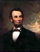 George H Story Abraham Lincoln oil